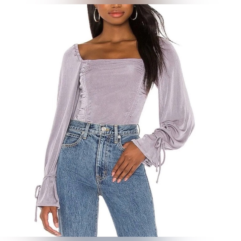 NWT Free People Ruched Bodysuit